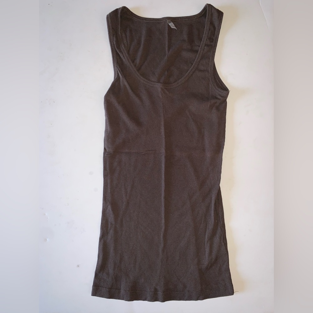 Mocha tank top, new, size S/M, hearts&hips